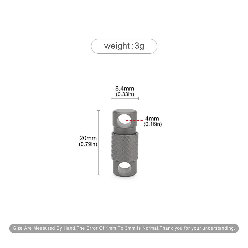 Titanium Alloy Mini Small Keychain 360 Degree Rotation Key Buckle Multi-function Outdoor Tool EDC