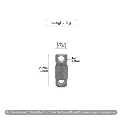 Titanium Alloy Mini Small Keychain 360 Degree Rotation Key Buckle Multi-function Outdoor Tool EDC