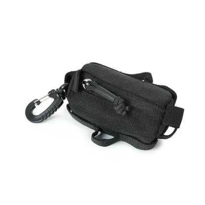 Outdoor Buckle Bag EDC Pouch Zipper Key Holder Pocket Portable Wallet for Small Tools Travel Gear