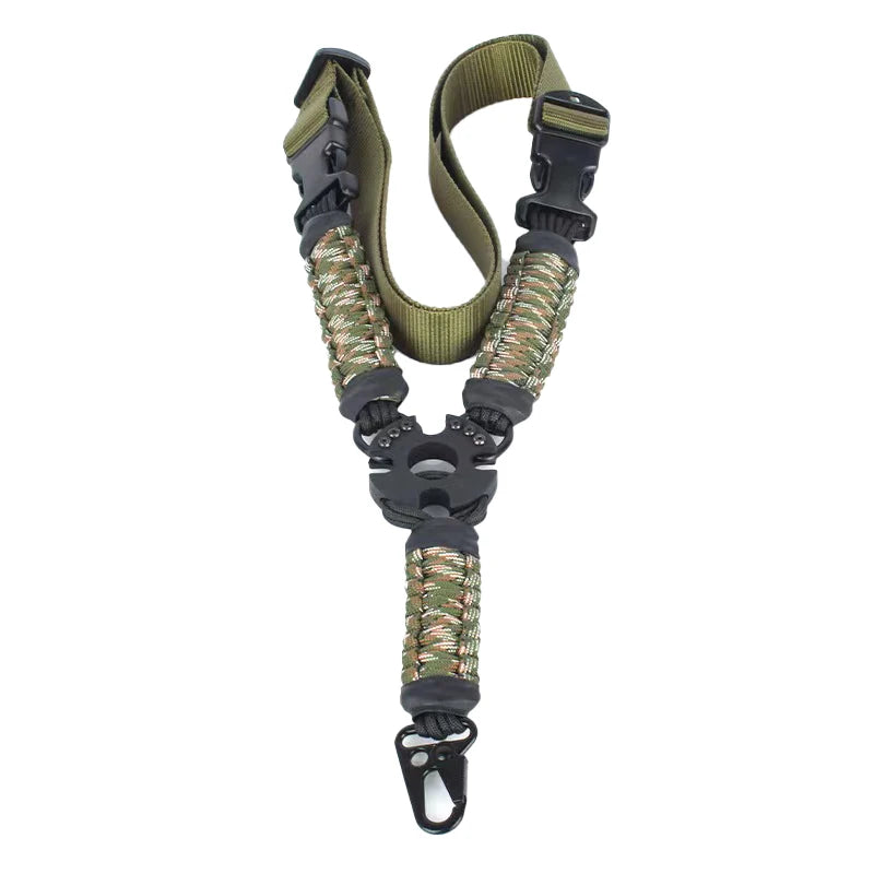 Nylon Webbing Multiuse Durable Rifles Sling Tactic Single Point Gun Shoulder Strap Quickly Adjust Length
