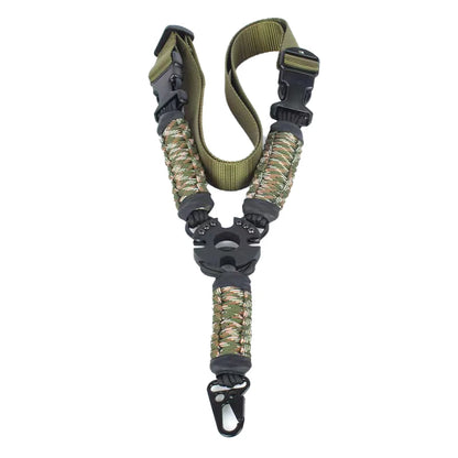 Nylon Webbing Multiuse Durable Rifles Sling Tactic Single Point Gun Shoulder Strap Quickly Adjust Length