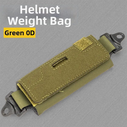 Helmet Counterbalance Weight Bag with 5 Counter Blocks, Tactical Balancing Accessories for FAST Helmet Outdoor Sports