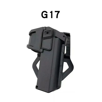 Movable Gun Holsters for Colt 1911 GlockG 17 18 Airsoft Pistol Gun Holster Fit Flashlight or Laser Mounted Right Hand with Sling