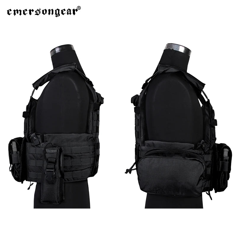Emersongear For LBT6094 Style Plate Carrier W/3 Pouches Hunting Vest Protective Gear Body Guard Armor Hiking