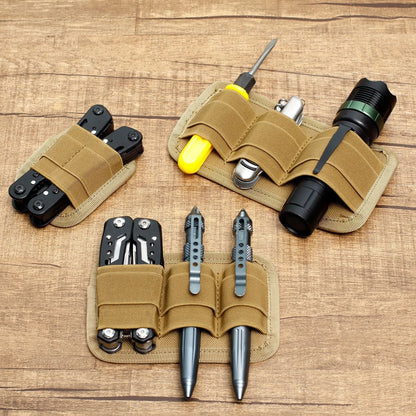Hunting Backpack Vest Chest Mount EDC Internal Divider Holder Modular Organizer Insert Pocket Panel Pen Flashlight Holder Organi