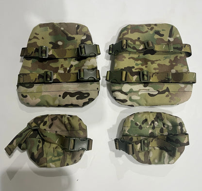 1 Pair 1000D Nylon Forearm & Elbow Protective Guards Level IIIA Soft PE Arm Protectors for Outdoor Activities