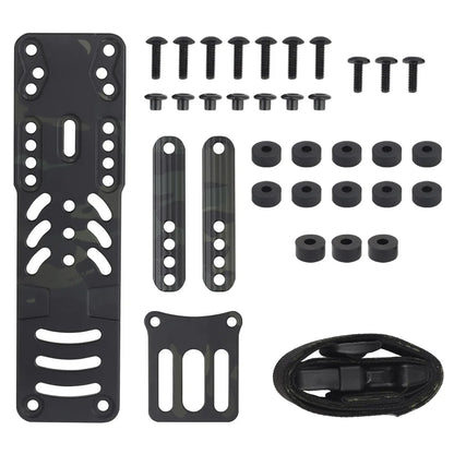 Metal Modular Holster Adapter 2.0 Multi-hole Position Adjustment QLS Platform Hunting Combat Airsoft Holster Adapter Accessories