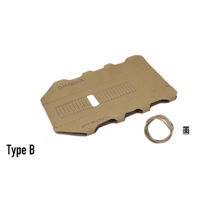 DMGear Tactical Gun Rail Cover Rail Wrap Heavy Heat Shield Gear Wrap Hand Protective Fit Quad/ One Rails 500D Nylon