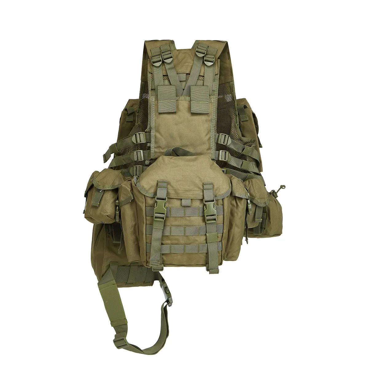 Tactical Russian Full set Vest MOLLE 1000D Multi-functional Adjustable Carrying Gear for Outdoor Hunting Shooting Battle Games