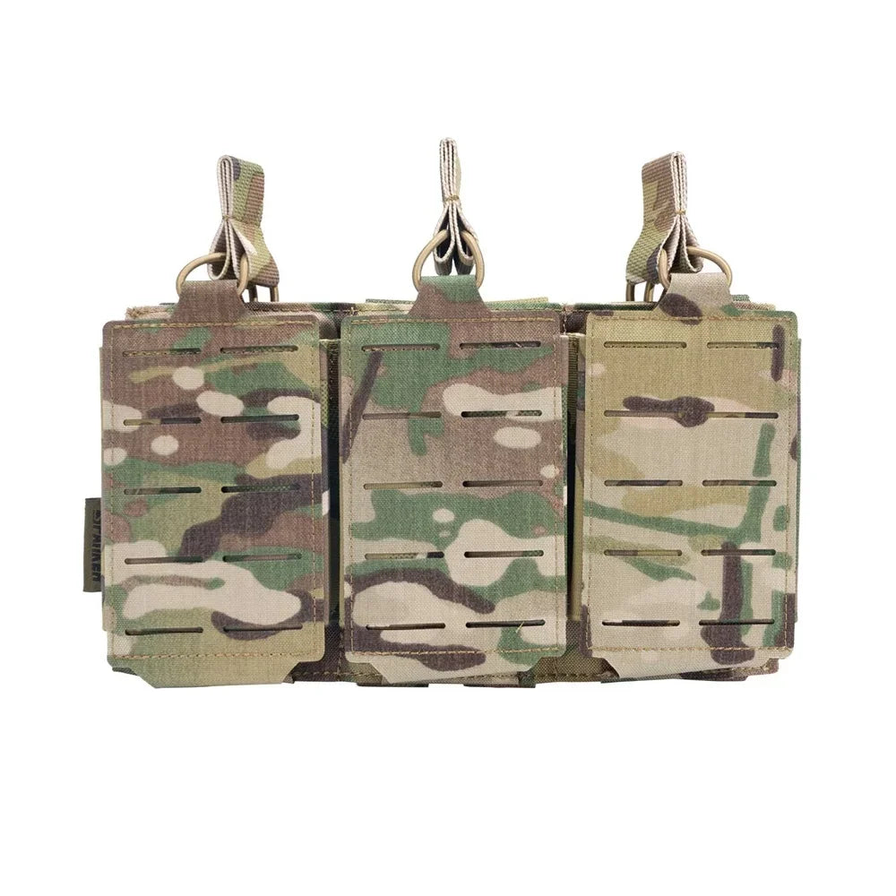 Tactical Triple Magazine Pouch Molle Mag Bag for M4 M14 M16 AR15 G36 Magazine Pouches Outdoor Hunting Tool Mag Holder