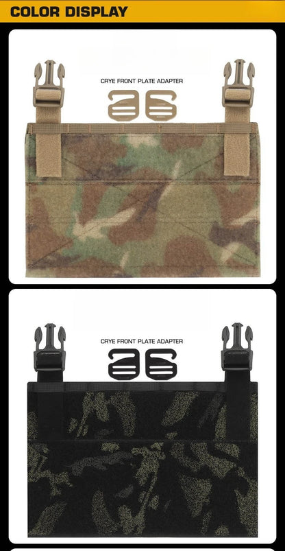 Tactical Front Panel Placard Conversion Adapter Quick Change Flaps Accessories Crye Vest AVS JPC AVS SPC Plate Carrier Airsoft