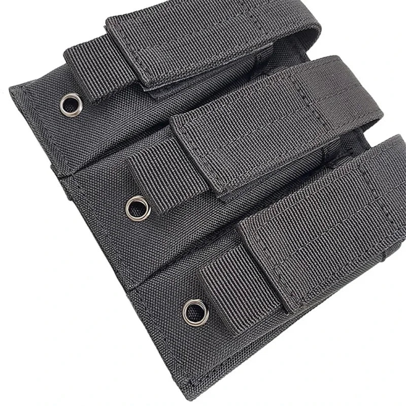 Molle  Triple Pistol Mag Pouch Outdoor Open-Top Single Double 9mm Magazine Pouch Holder Case for  M1911 92F CZ75