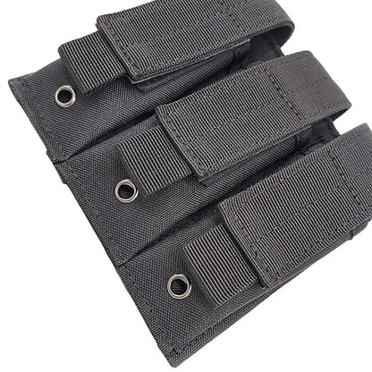 Molle  Triple Pistol Mag Pouch Outdoor Open-Top Single Double 9mm Magazine Pouch Holder Case for  M1911 92F CZ75