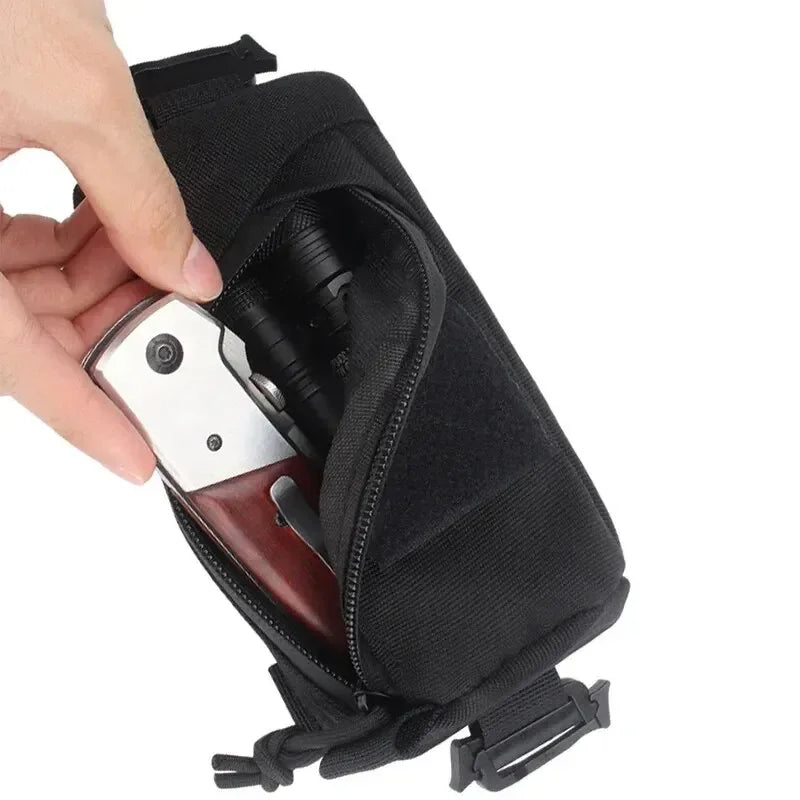 900D Nylon Outdoor Shoulder Strap Bag Hiking Hunting Sundries Accessories Pouch EDC Backpack Tactical Molle Medical Bag Travel
