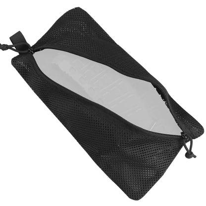 OPHIDIANTAC-Mesh Pouch Insert, Modular Utility Admin Pockets Travel Organizer EDC Zipper Pouch 6X12in