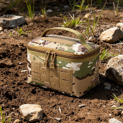 Portable Rifle Cartridge Bag Detachable Inner Space Ammunition Box Outdoor Tactical EDC Tools Handbag Hunting Ammo Bag