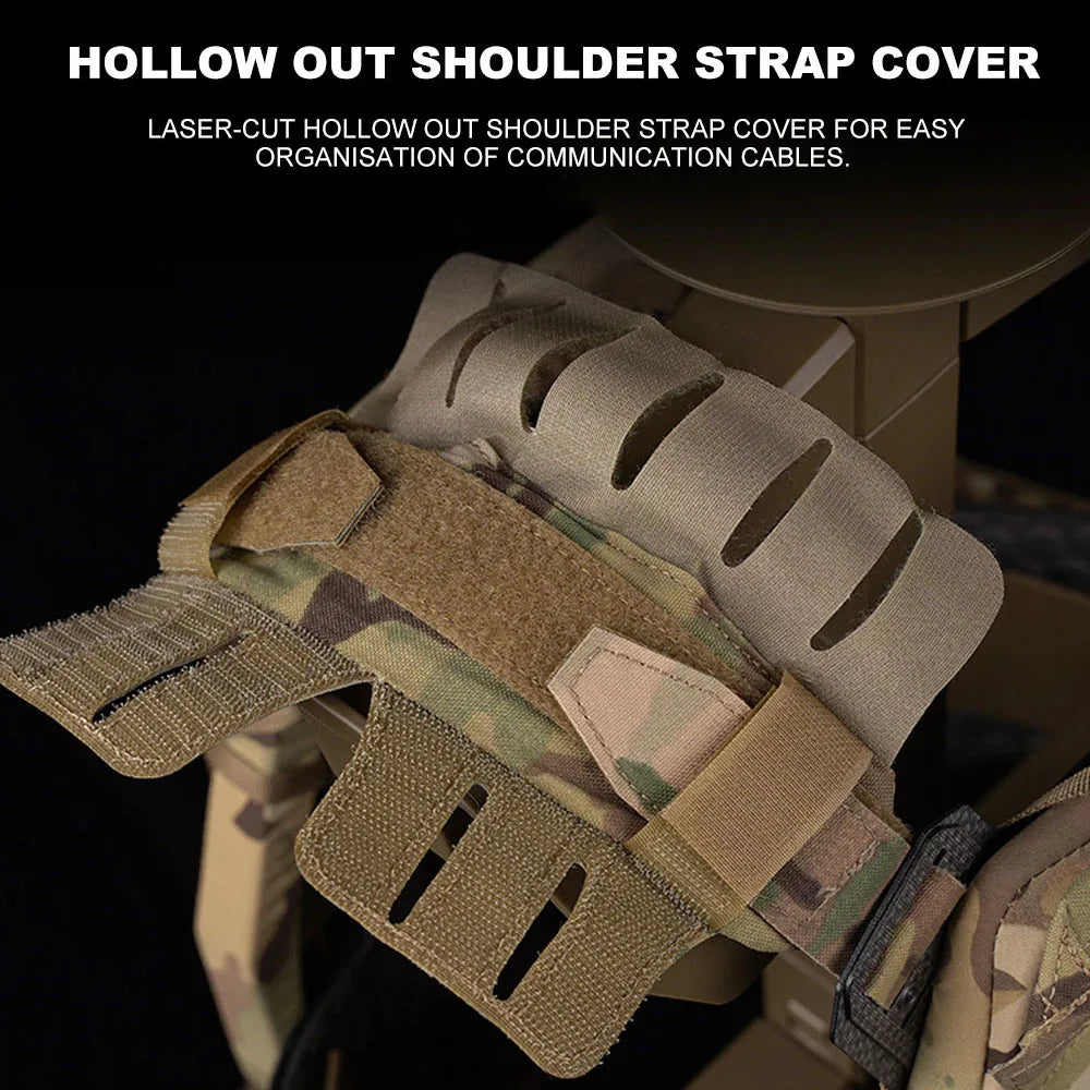 PFM Tactical Vest Lightweight Hunting Militar Plate Carrier Quick Release Paintball Airsoft Vest Protective Equipment