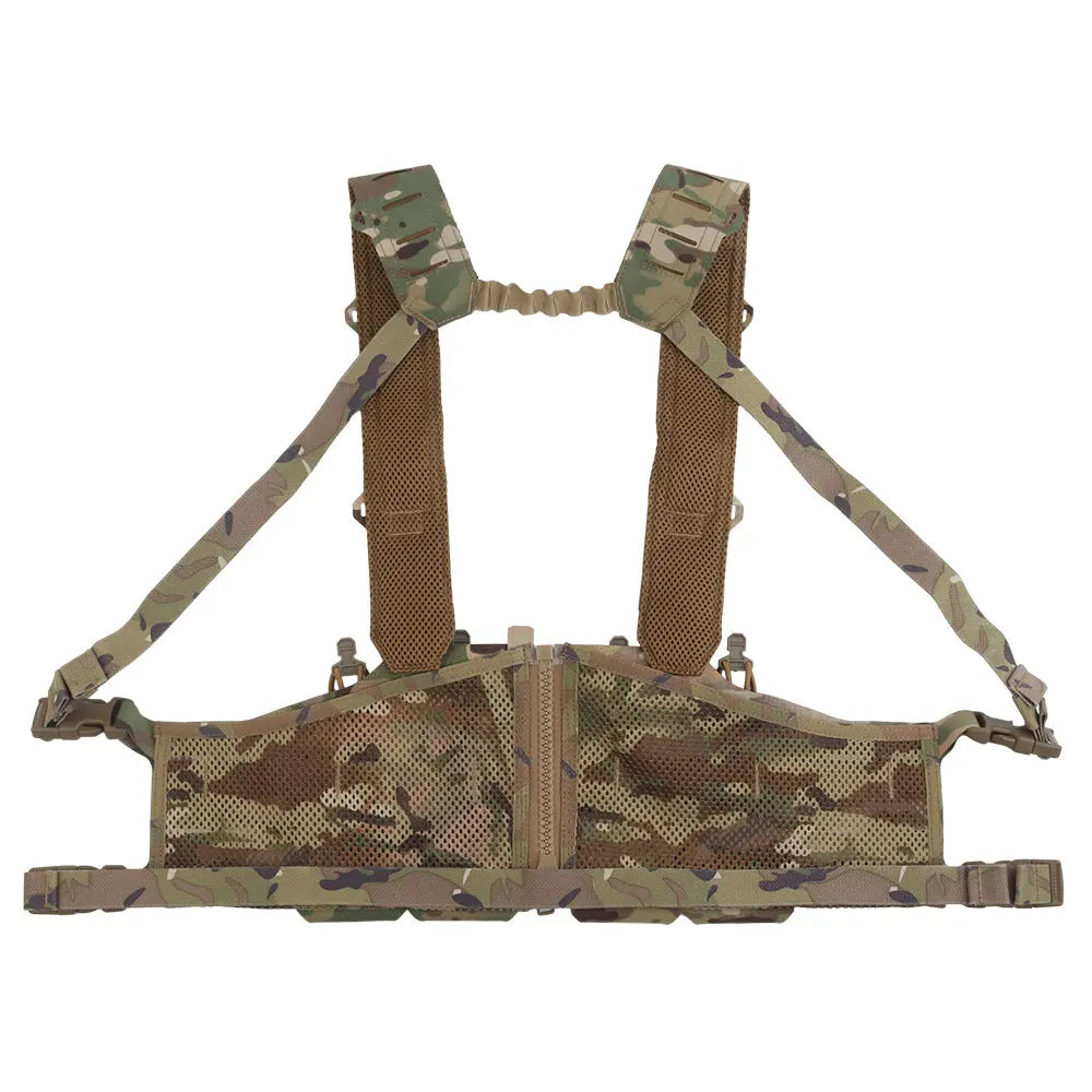Tactical Vest Chest Rigs Lightweight  Camouflage MOLLE Militar Hunting Airsoft Assault SF Vest Mag Pouch H-Style Strap