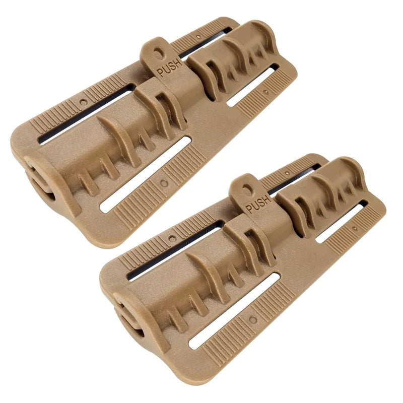 2×Tacticals Vest Quick Release Buckle Fast Fit Molles Side Belt Cummerbund Tube