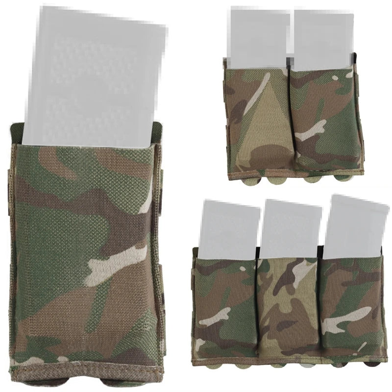 5.56/7.62 Magazine Pouch Tactical Molle Mag Pouch Single Double Triple Magazine Storage Bag Hunting Elastic Box for Airsoft Vest