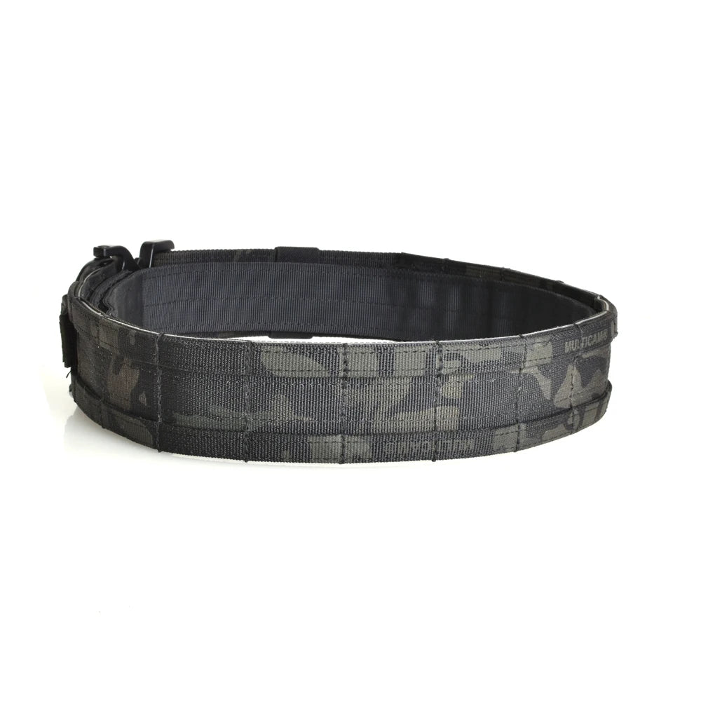 50cm 2 inch Width Ronin Style Tactical Molle Belt Outdoor Hunting Double Layer Belt Molle System Belt