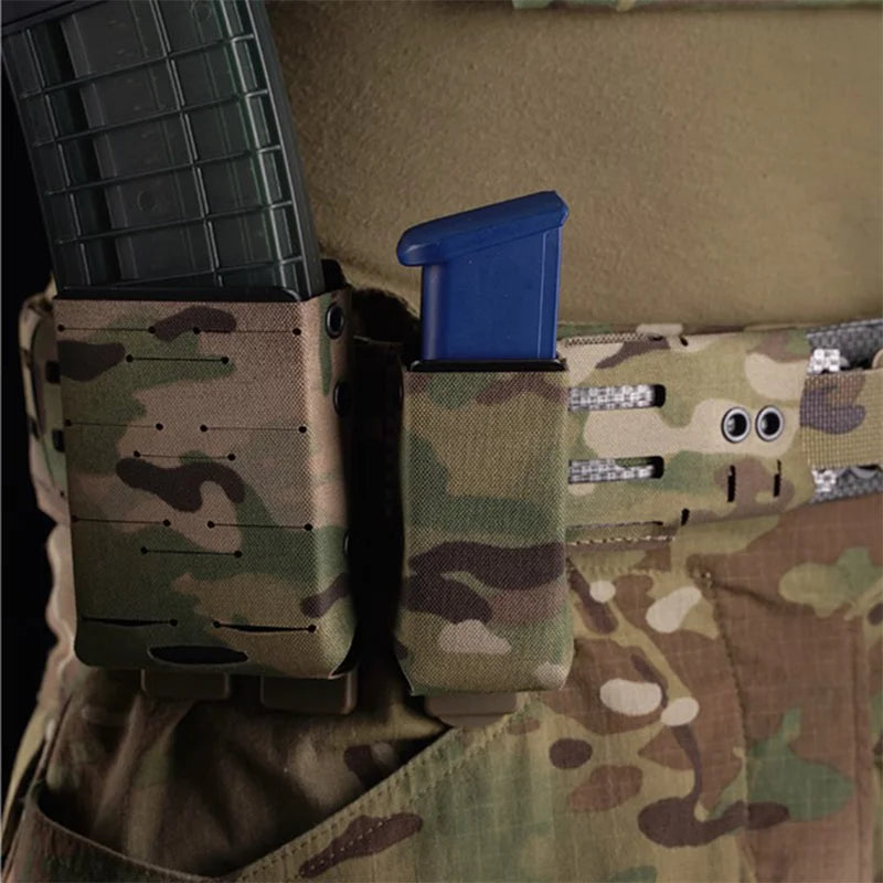 Lightweight Mag pouch AR15 M4 5.56/9mm MOLLE Magazine Pouch Built-in Nylon Holder Insert Hunting Rifle Pistol Gear