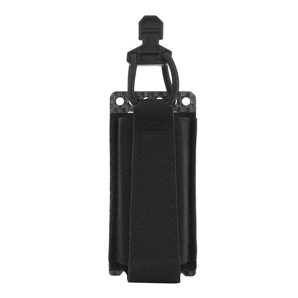 Pistol Dual Magazine Pouch 1911 9mm Mag Holder Elastic Bungee Cord Retention Airsoft Paintball Hunting Army Cartridge Pouch