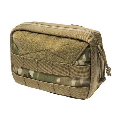 OneTigris MOLLE Pouch, Tactical Admin Pouch Belt EDC Tool Organizer Zippered Utility Waist Pack 7.5"x5"x2"