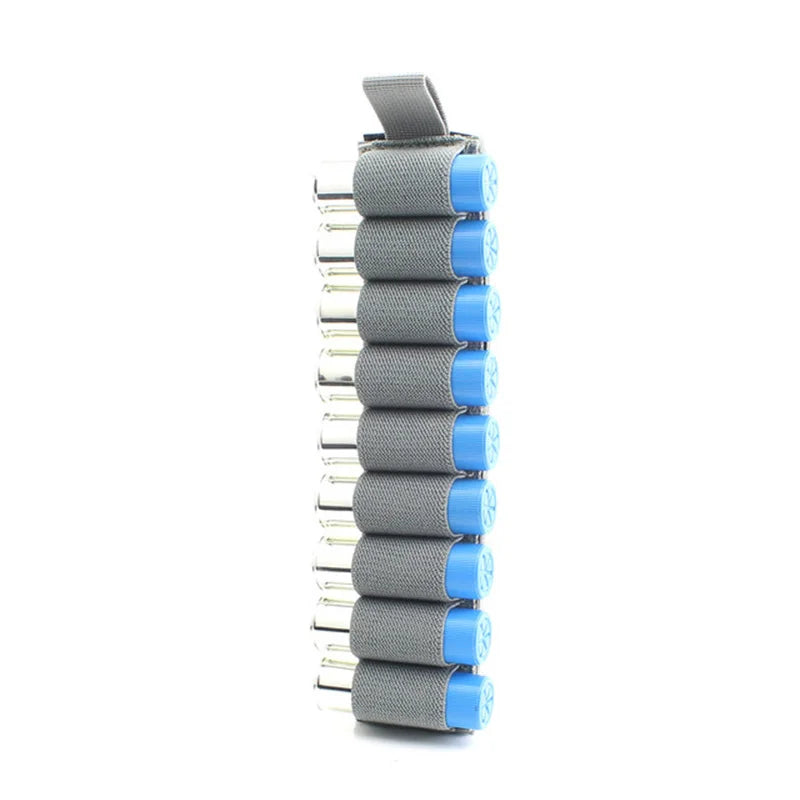 Tactical 6/9 Rounds Mag Pouch 12/20GA Cartridge Shotgun Shell Holder Magic Hook&Loop Rifle Bullet Cartridge Holder