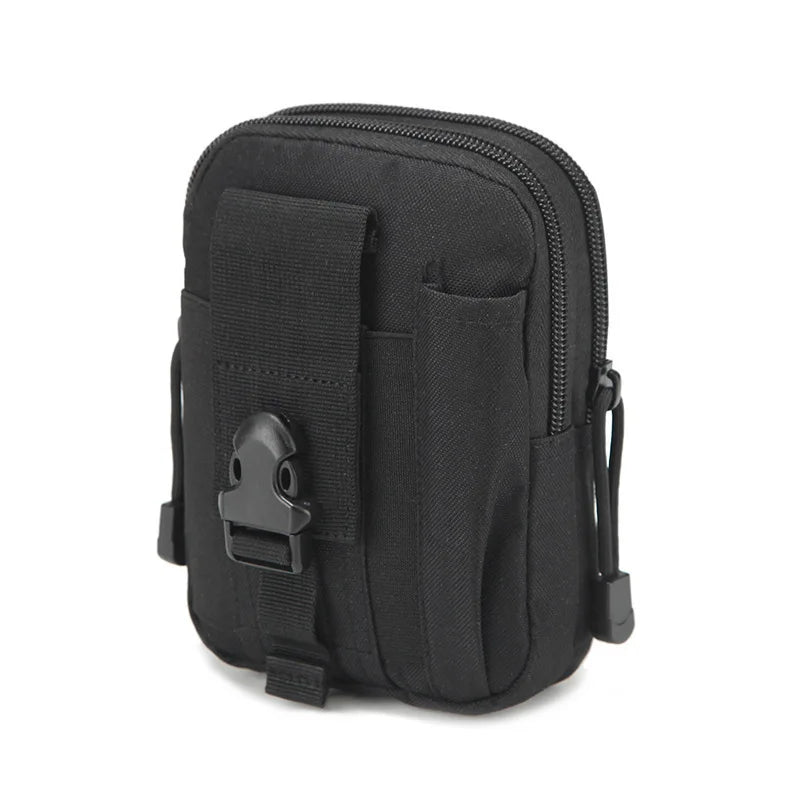 outdoor tactical waist bag 6 inch phone pouch cycling sports multifunctional molle expansion accessory pouch