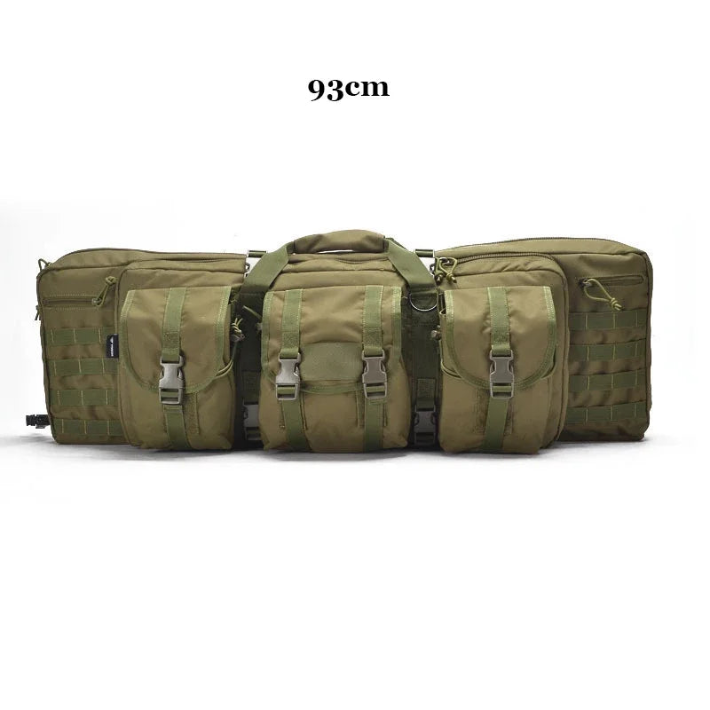 93CM/108CM/118CM/142CM Outdoor Hunting Gun Set Backpack Double Rifle Holster Equipment Camouflage Bag Large Capacity Backpack