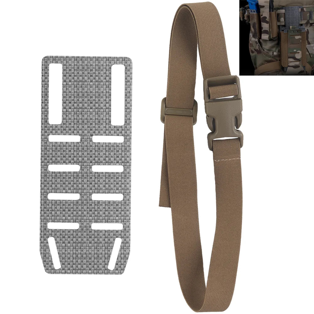 Tactical WG Single Mag Pouch Mid-Ride Reload Adapter For Outdoor Belt Accessories Hunting Gear