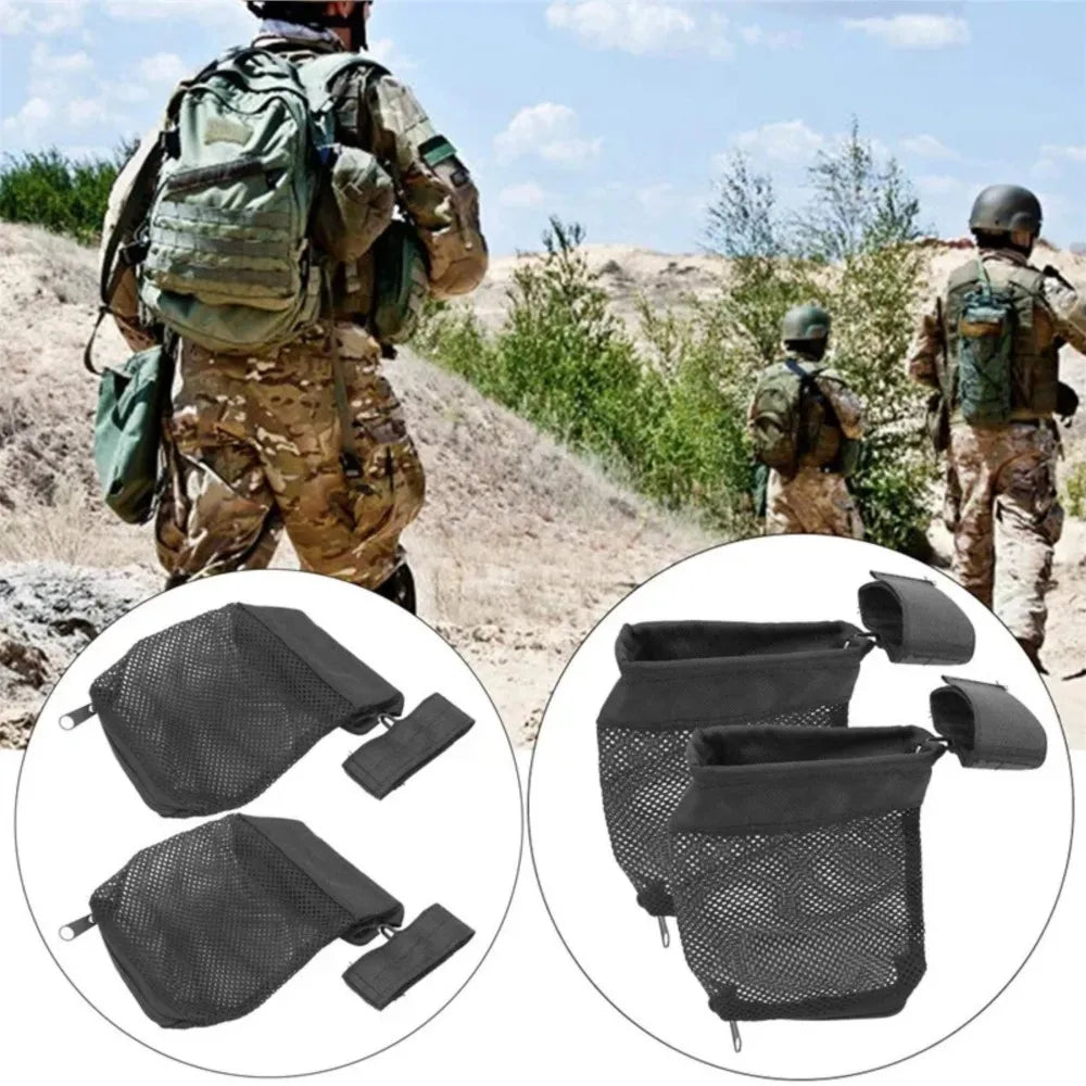 #Tactical Brass Shell Catcher Mesh Bag for M4 AR15 Toy Gun, Ammo Magazine Pouch, Outdoor Sport Accessorys