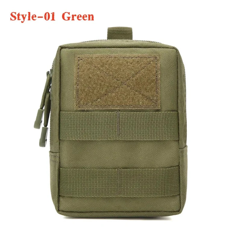 IFAK EDC Bag Tactical Molle Admin Pouch Waist Bag Hunting Vest Emergency Tool Kit Outdoor First Aid Kit Camping Survival Bag