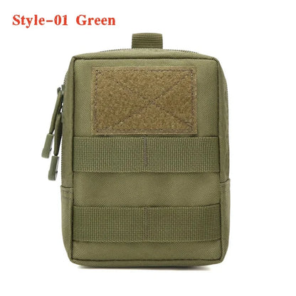 IFAK EDC Bag Tactical Molle Admin Pouch Waist Bag Hunting Vest Emergency Tool Kit Outdoor First Aid Kit Camping Survival Bag