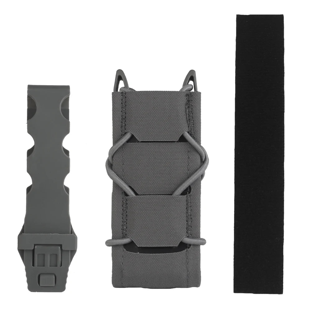 V2 Tactical Magazine Pouch Gen 2 Tiger 9MM Pistol Mag Bag Molle Flashlight Pouches Torch Holder Hunting Airsoft Knife Holster