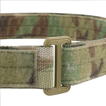 KRYDEX Tactical 1.5" EDC Duty Belt Concealed Carry Base Belt Hook & Loop Inner Belt Men Waist Belt Outdoor Hunting Acessories