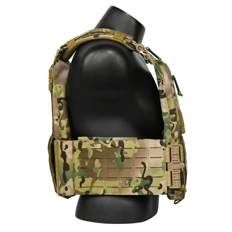 1000D Nylon Large Multicam Chaleco Tactico 28x35cm Plate Carrier Ranger Green Tactical Vest for SAPI 11*14 Inch Plate