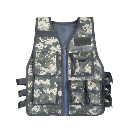 Kids Tactical Vest Hunting Combat Bulletproof Uniform Special Costumes Forces Children Camouflage Jungle Clothing