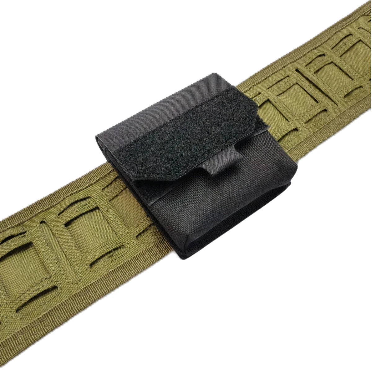 Tactical Utility Pouch Nylon EDC Small Gear Bag Flap MOLLE Compatible for Hiking Camping Outdoor