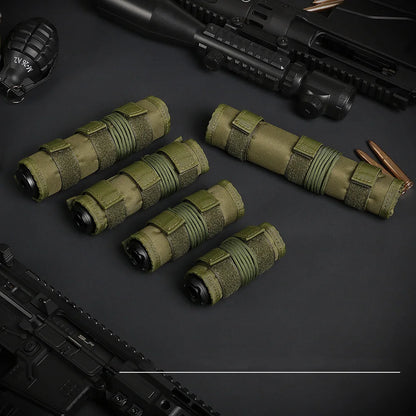 4inch Green Tactical Silencers Protective Cases For Hunting Shooting Silencers Protective Cove nylon Suppressor Cover