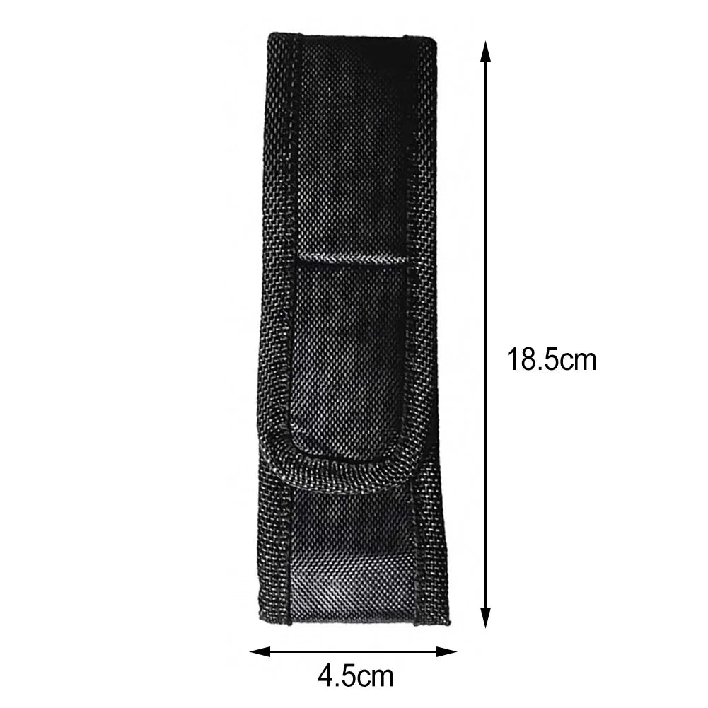 Tactical Molle Flashlight Molle Pouch Nylon Torch Holder Waist Bag Outdoor Camping Hunting Accessories Folding Knife Pack