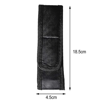 Tactical Molle Flashlight Molle Pouch Nylon Torch Holder Waist Bag Outdoor Camping Hunting Accessories Folding Knife Pack