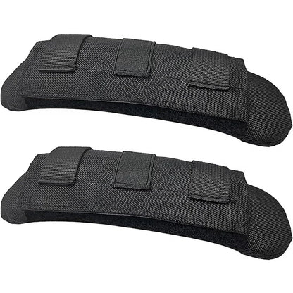 2pcs Vest Shoulder Strap Pad Comfort Cushion Nylon Mesh Protect Pads Tactical Molle For Hiking Backpack Accessories