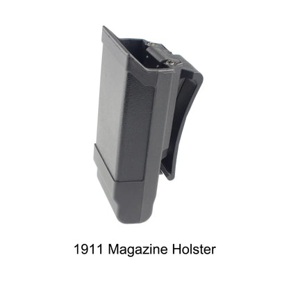 Magazine Pouch Single Mag Pistol Holster for Glock or Colt 1911 9mm Cartridge Pouch Gear Holder Mags for Glock USP