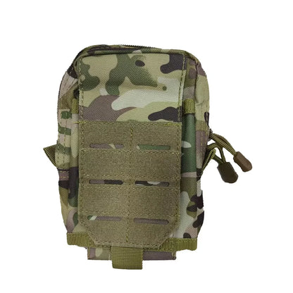 MOLLE Tactical Waist Pouch Men Outdoor EDC Tool Organizer Vest Pack Mobile Phone Storage Belt Bag