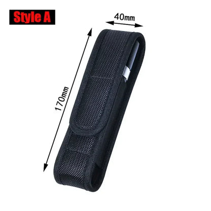 1 PC Tactical Molle Flashlight Molle Pouch LED Torch Holster Waist Bag Outdoor Camping Hunting Accessories Folding Knife Pack