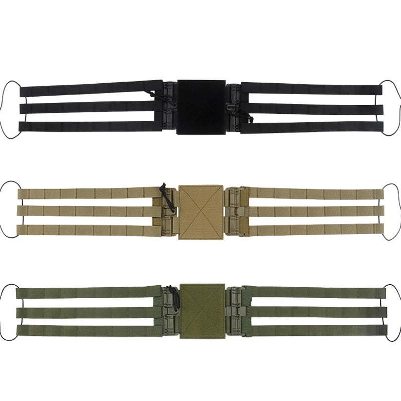 Tactical Vest Accessories Adjustable Quick Removal Waist Belt Universal Hunting Airsoft Vest Quick Release Buckle 2Pcs