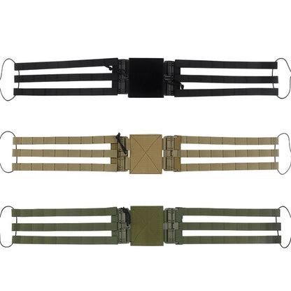 Tactical Vest Accessories Adjustable Quick Removal Waist Belt Universal Hunting Airsoft Vest Quick Release Buckle 2Pcs
