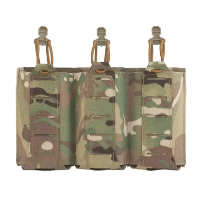 5.56/7.62mm Lightweight Triple Elastic Mag Pouch Molle Accessories Waist Bag Holster Hunting clothing accessories